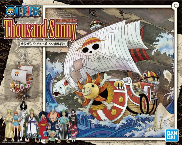 Bandai Hobby One Piece Thousand Sunny (Land of Wano Ver.), Bandai Spirits Sailing Ship Collection