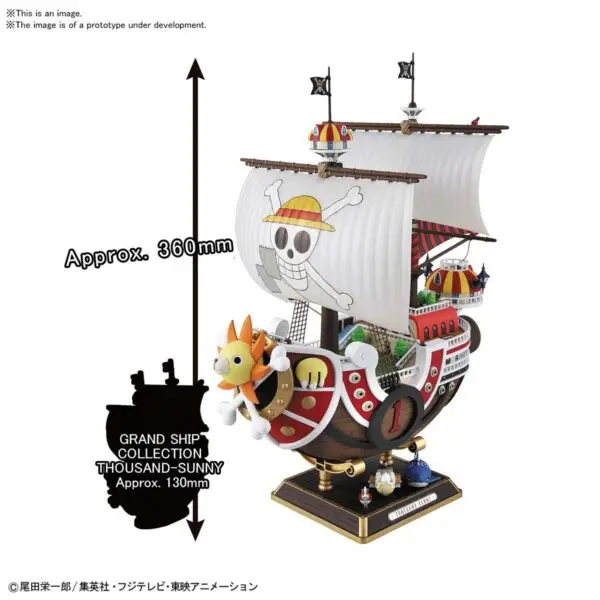 Bandai Hobby One Piece Thousand Sunny (Land of Wano Ver.), Bandai Spirits Sailing Ship Collection - Image 10