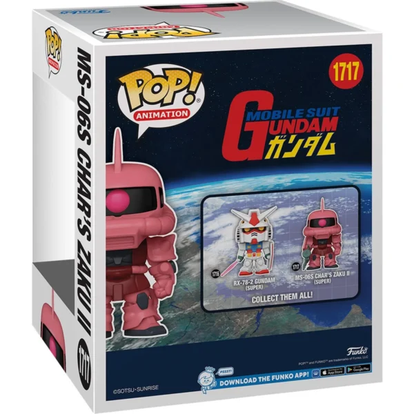 Funko POP! Super. Mobile Suit Gundam MS-06S Char’s Zaku II 6.8-in Vinyl Figure - Image 3