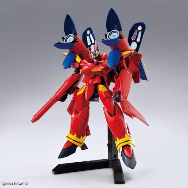 HG VF-19 Custom Fire Valkyrie with Sound Booster "Macross 7" Bandai Hobby HG 1/100 Scale Kit - Image 5