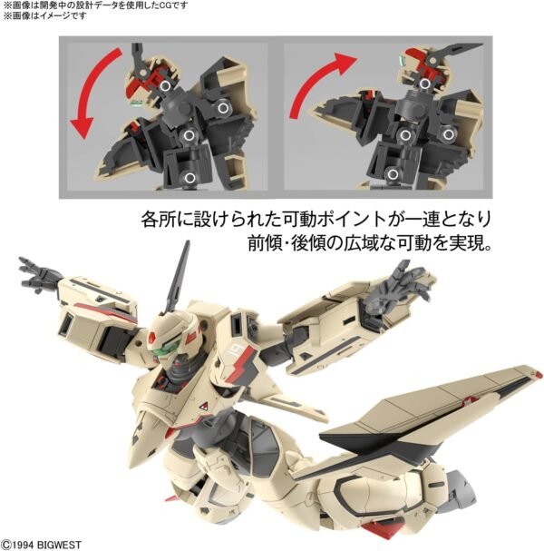 HG YF-19 Macross Plus Bandai Hobby 1/100 Scale - Image 12