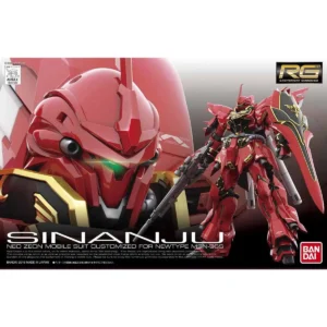 RG MSN-06S Sinanju 1/144 Scale Real Grade Model Kit - A Plus Gundam