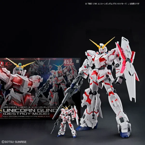 MEGA 1/48 Scale RX-0 Unicorn Gundam (Destroy Mode) - Image 12